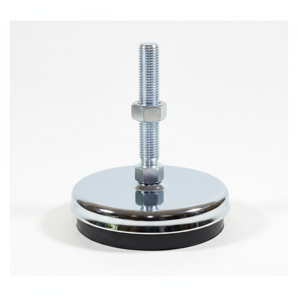 SL Serisi Krom Kaplamalı Sabit Makina Ayakları SL Serisi krom kaplamalı sabit makina ayakları kauçuk tabanlı endüstriyel makina ayağı