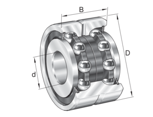 ZKLN3572-2Z-XL Axial Eğik Bilyalı Rulman - Orijinal FAG INA Rulman