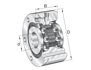 ZKLF3590-2RS-XL Axial Eğik Bilyalı Rulman - Orijinal FAG INA Rulman