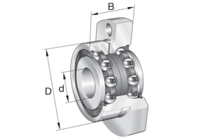 ZKLFA1563-2RS Axial Eğik Bilyalı Rulman - Orijinal FAG INA Rulman