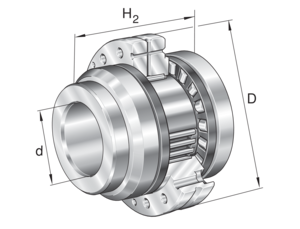 ZARF2068-L-TV Needle roller/axial Silindirik Makaralı Rulman - Orijinal FAG INA Rulman