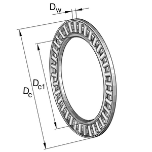 AXK130170-A/0-10 Axial needle roller and cage assembly - Orijinal FAG INA Rulman