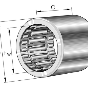 HFLZ101416-L564 Drawn cup roller clutch - Orijinal FAG INA Rulman