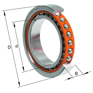 M7007-C-T-P4S-UL-XL High speed spindle beaBilezik - Orijinal FAG INA Rulman