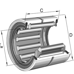 RNA4901-2RSR-XL Radial roller beaBilezik - Orijinal FAG INA Rulman