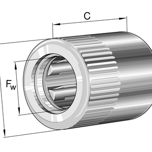 HFL0615-R Drawn cup roller clutch - Orijinal FAG INA Rulman