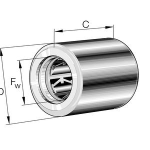 HFL0615-KF Drawn cup roller clutch - Orijinal FAG INA Rulman